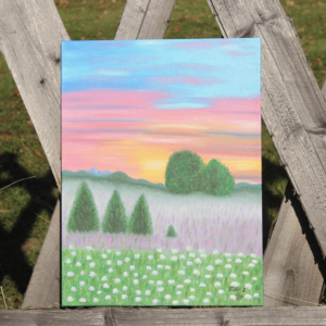 Obraz letní louky olejomalba