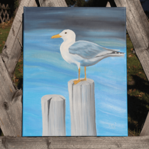 Obraz racka olejomalba