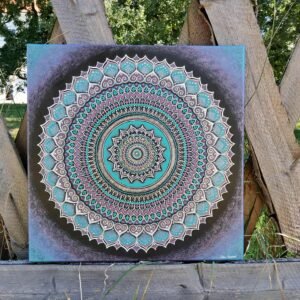 Mandala Třpytivý Květ